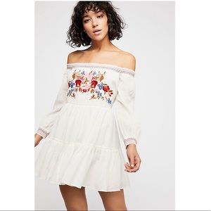 Free People Sunbeams Mini Dress